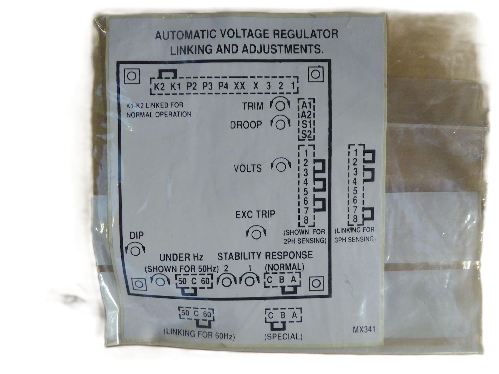 Stamford MX341 Automatic Voltage Regulator (AVR) thumbnail 3