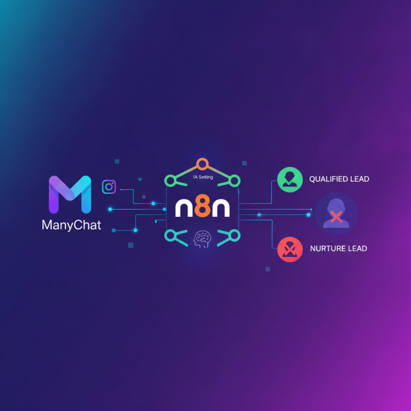 Chatbot Instagram IA : Maîtrisez la Qualification de Leads B2B avec ManyChat & n8n
