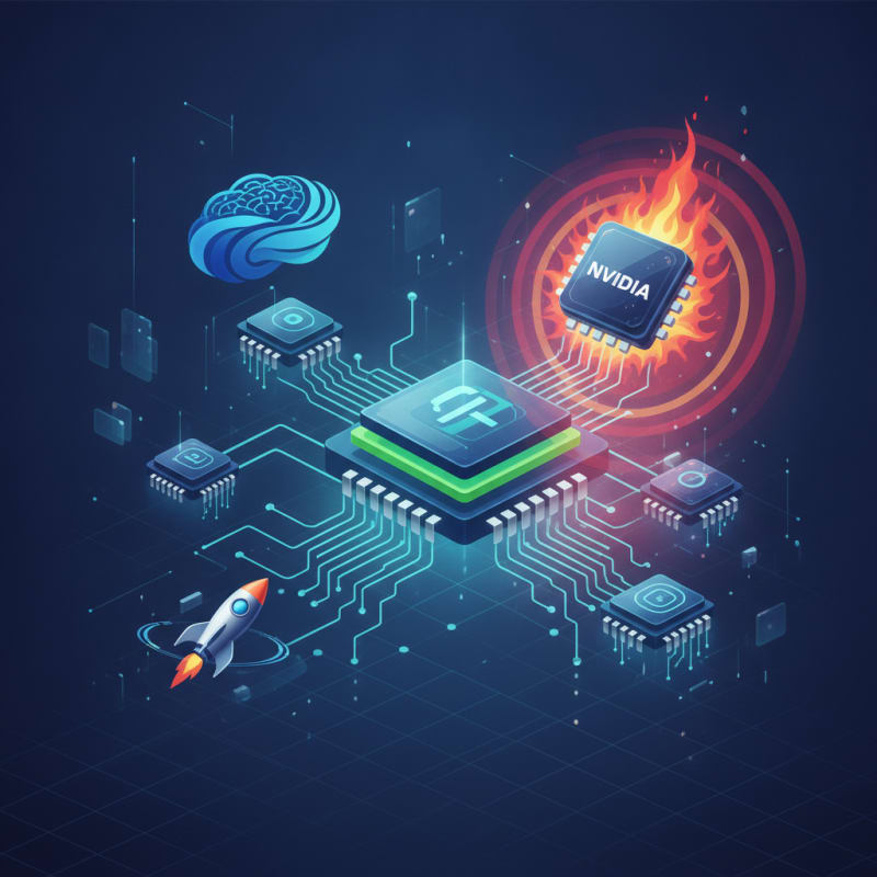 Puces IA Personnalisées : Comment les Géants Tech Boostent l'Optimisation IA et le ROI des PME/ETI