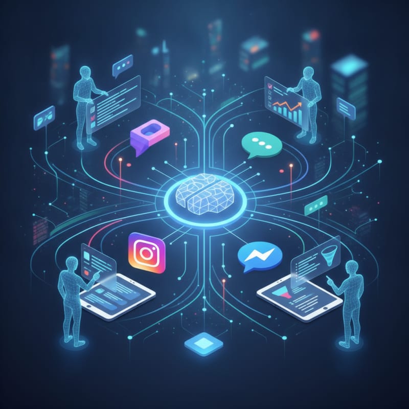 ManyChat : Levier Stratégique pour l'Automatisation et la Qualification de Leads B2B sur Instagram et Messenger