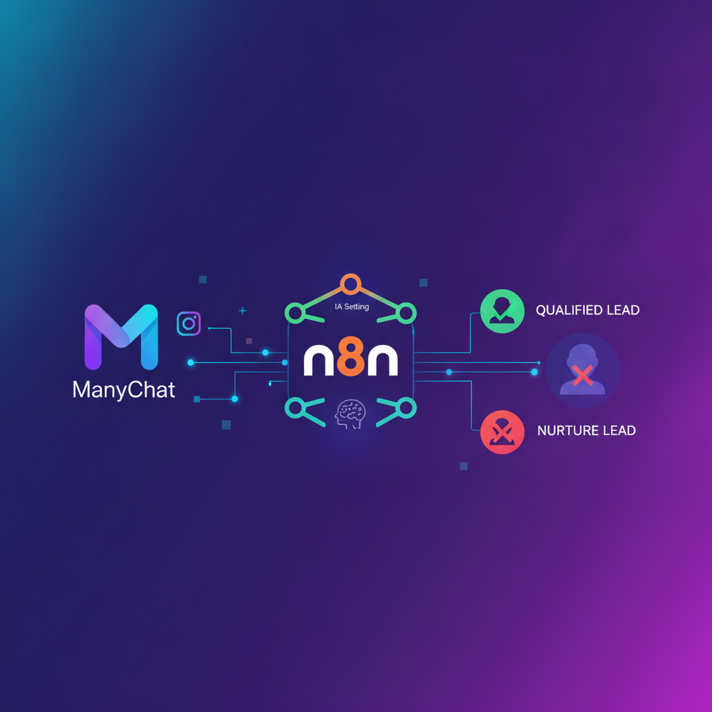 Chatbot Instagram IA : Maîtrisez la Qualification de Leads B2B avec ManyChat & n8n