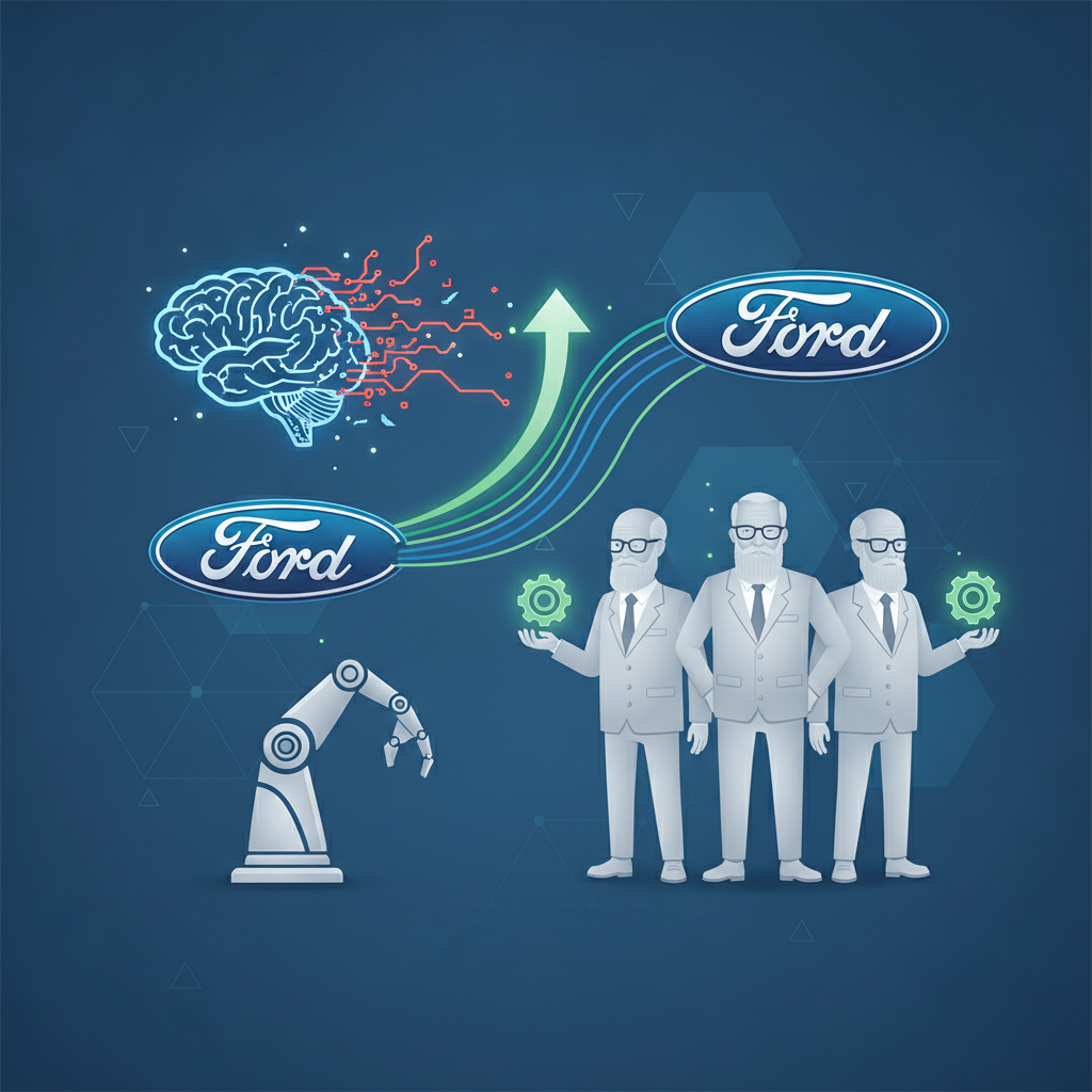 Ford, l'IA et les PME/ETI : Comment l'Expertise Humaine Sauve le ROI et la Performance (Clé de la Formation IA)