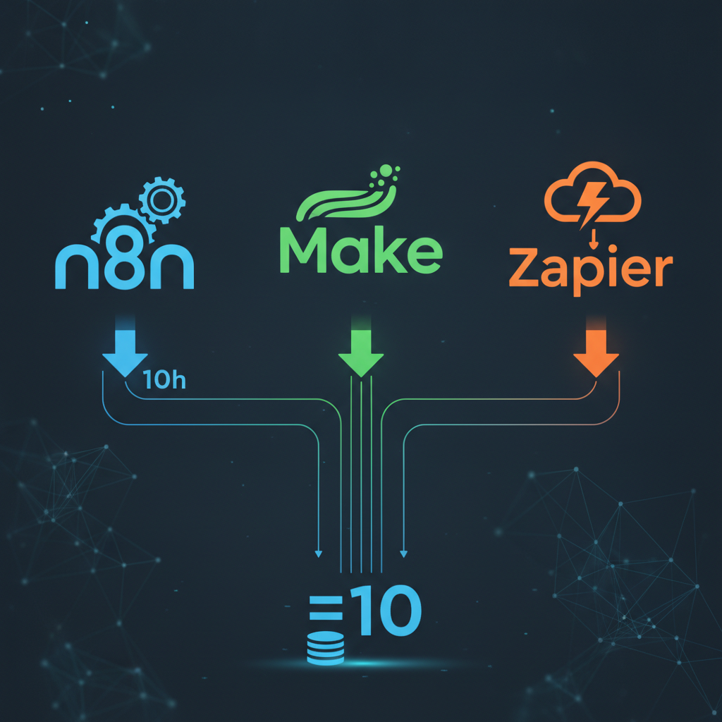 Comparatif n8n Make Zapier 2026 : Divisez vos Coûts d'Automatisation par 10 pour PME/ETI