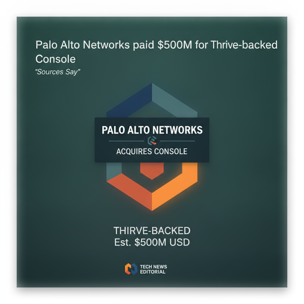 Palo Alto Networks investit 500 M$ dans l'IA des services IT via Console