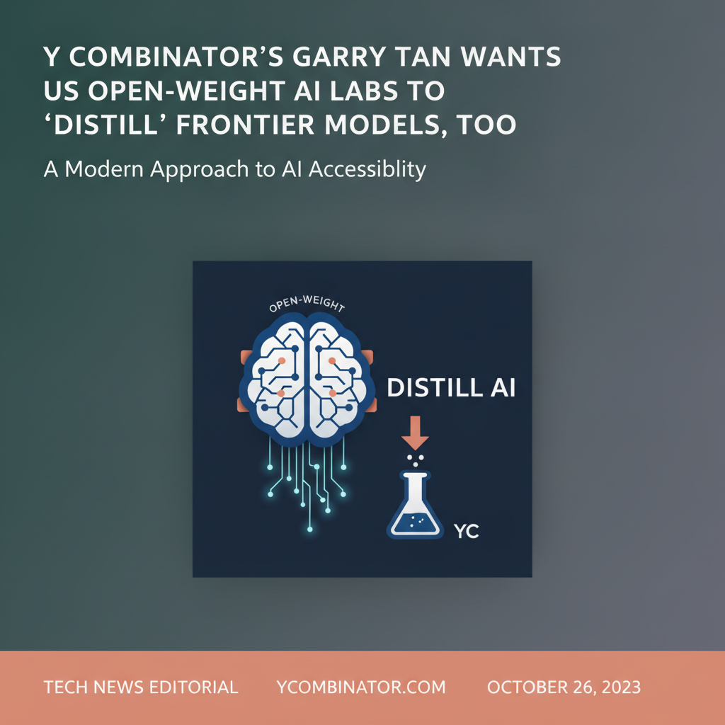 YC : Garry Tan pousse la distillation des modèles en IA Open Source