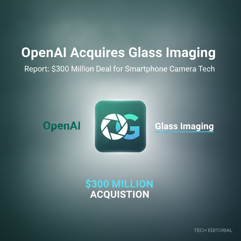 OpenAI acquiert Glass Imaging (300 M$) pour l'IA multimodale