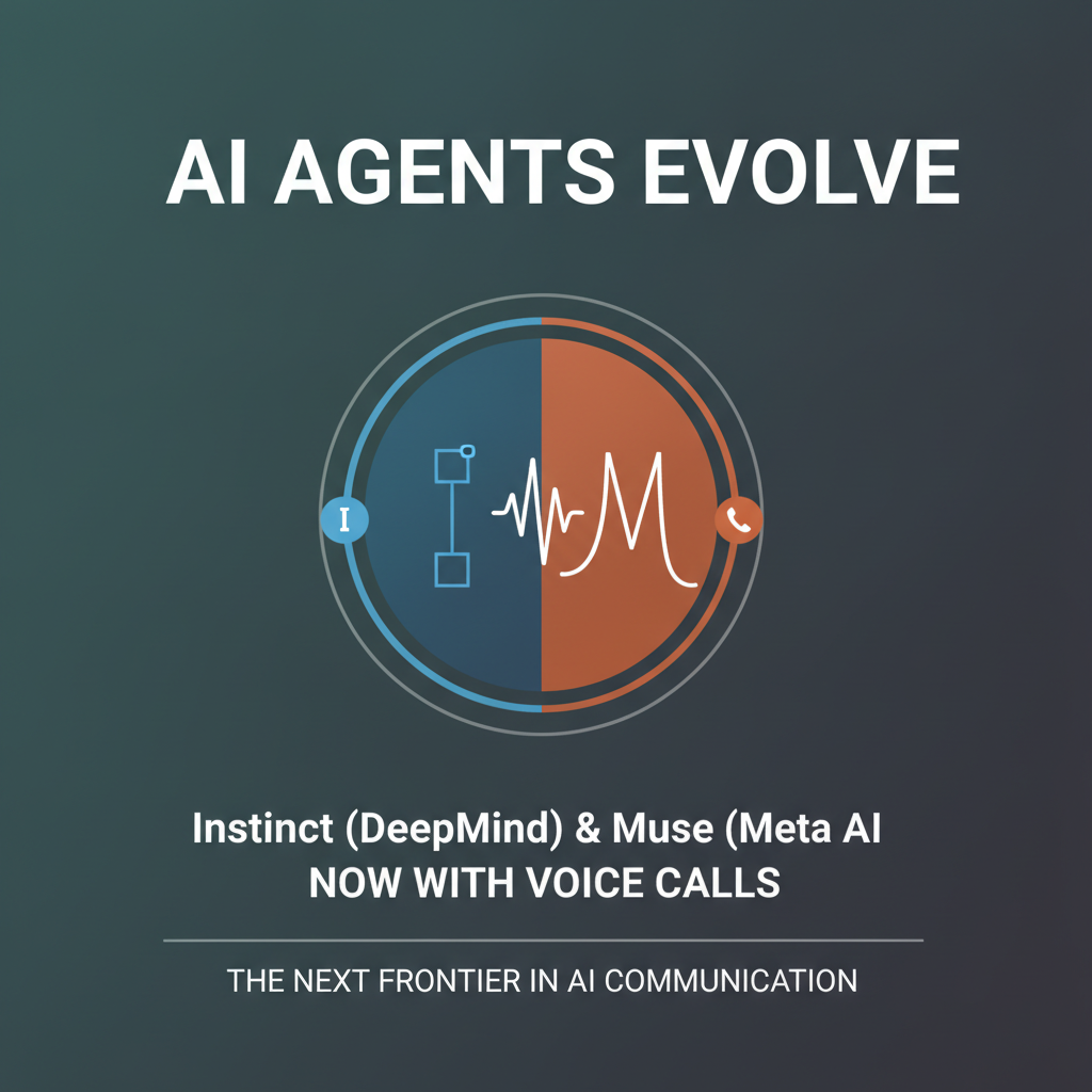 Agents IA : instinct et Meta muse intègrent les appels vocaux