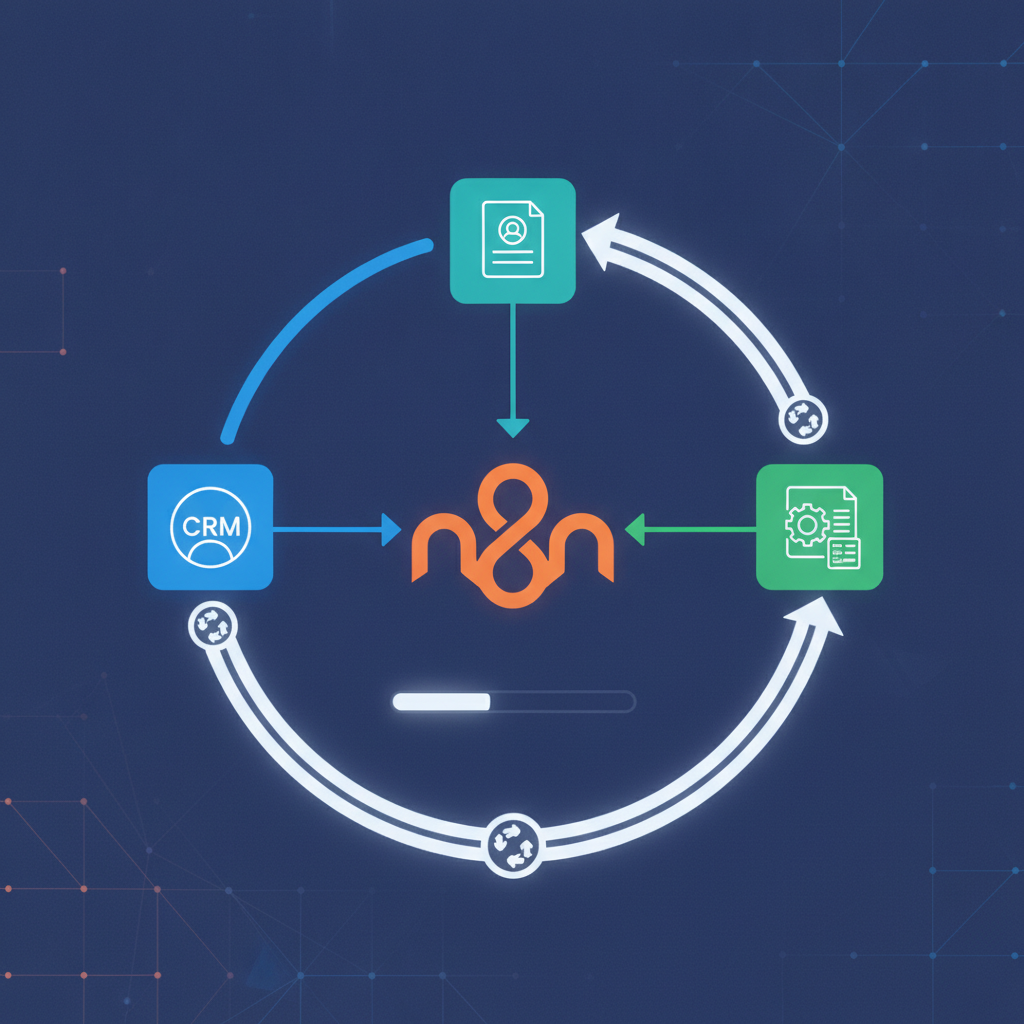 Zéro ressaisie : connectez votre CRM et ERP avec n8n