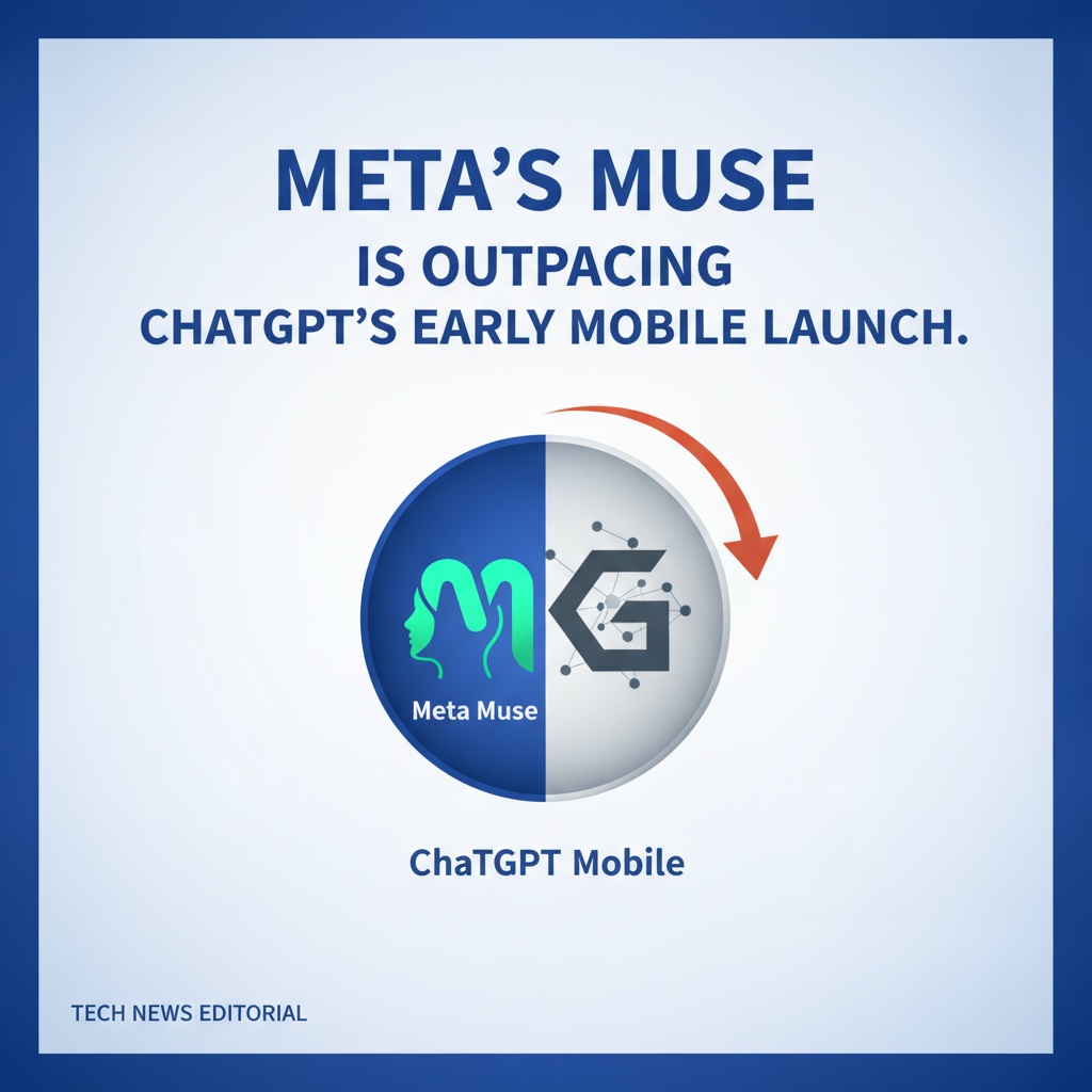 Meta muse devance ChatGPT mobile et capte une adoption rapide