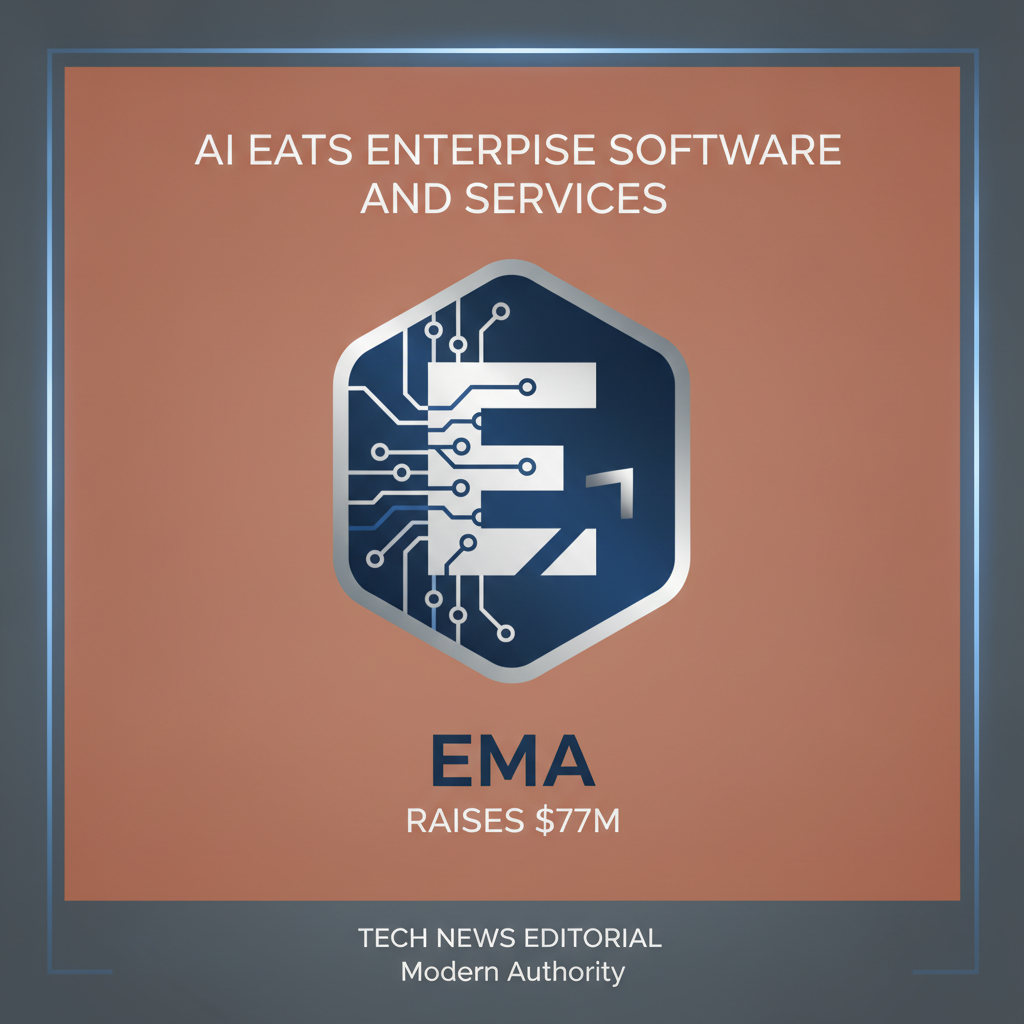 Ema lève 77 M$, l'IA d'entreprise redéfinit le logiciel B2B