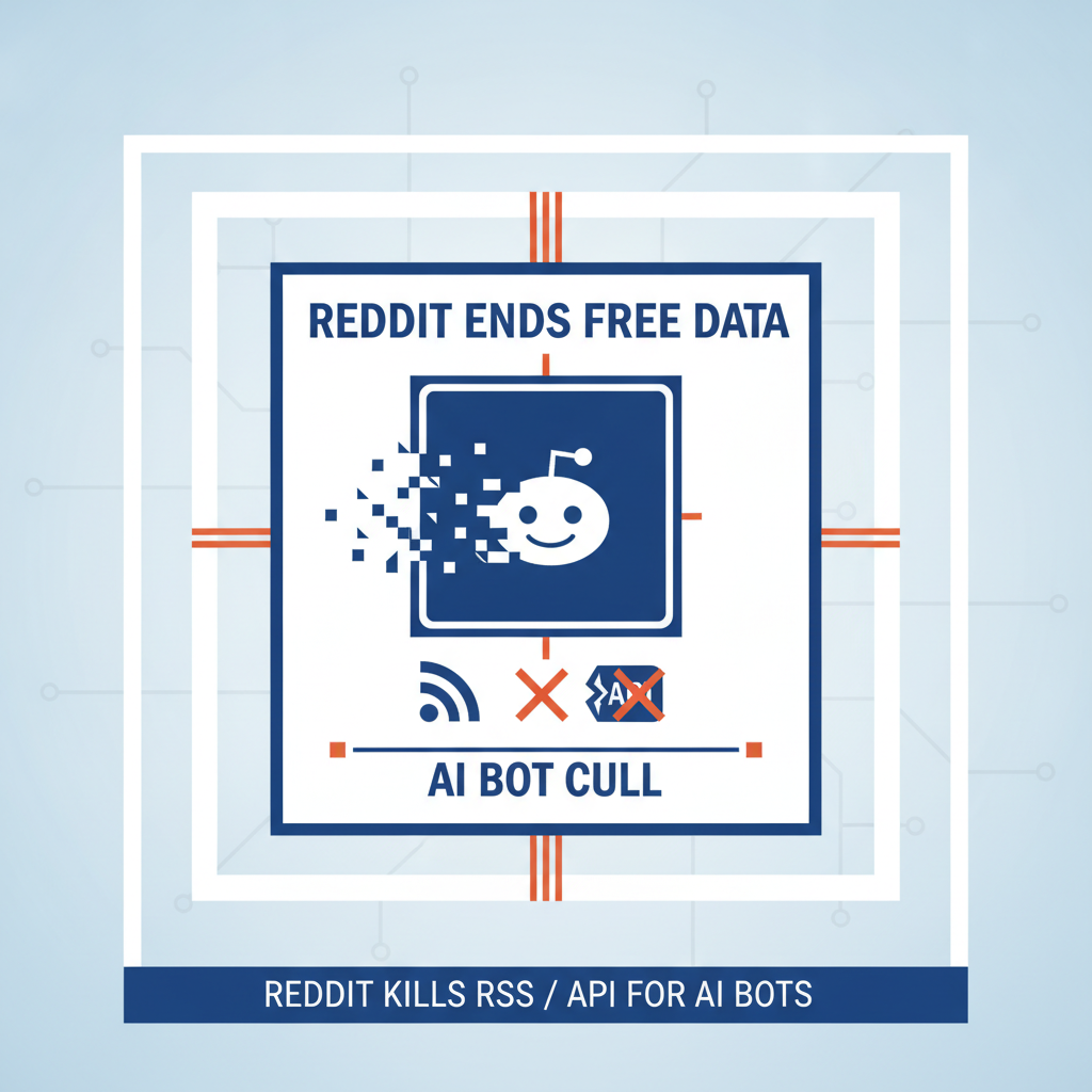 Reddit restreint l'accès aux données : la riposte face aux IA