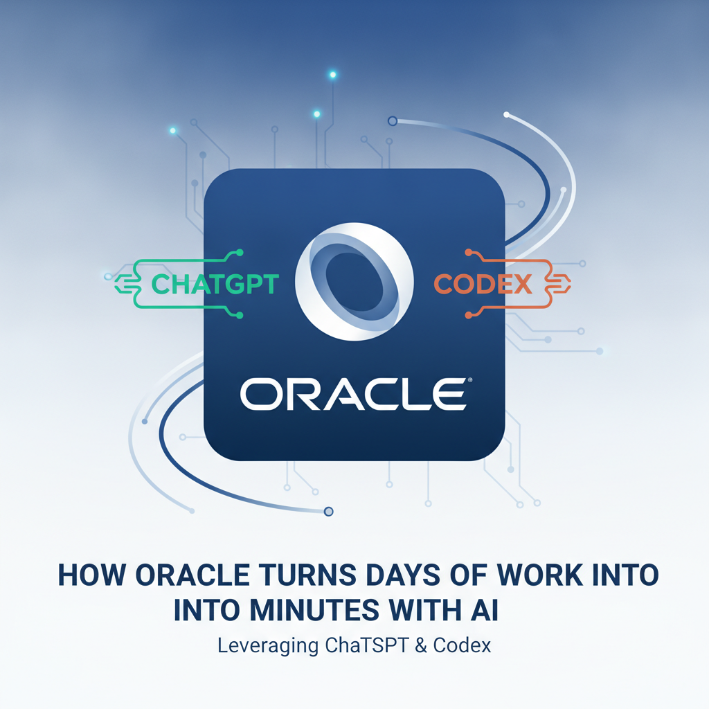 Oracle intègre ChatGPT et codex pour optimiser son efficacité IA