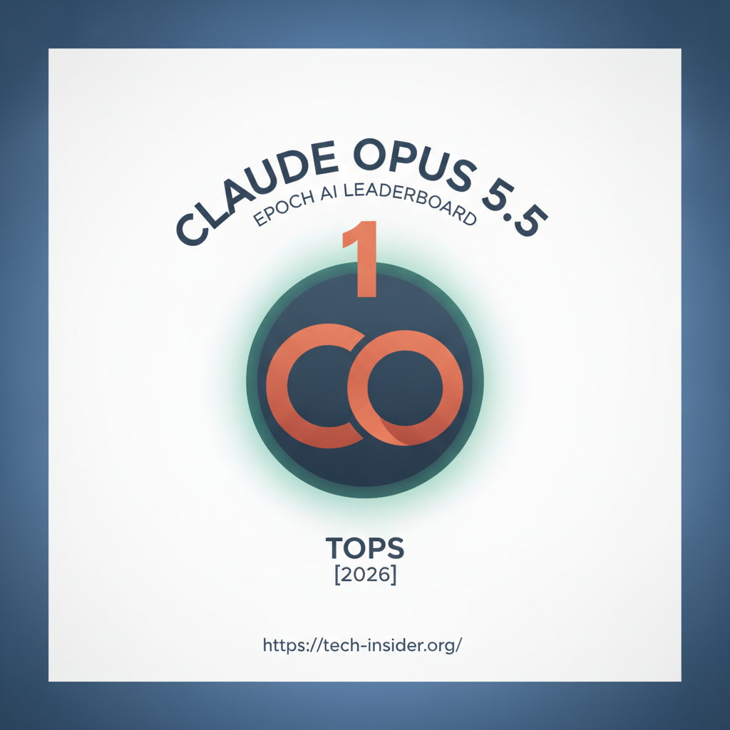 Anthropic : Claude opus 5.5 prend la tête du classement IA epoch