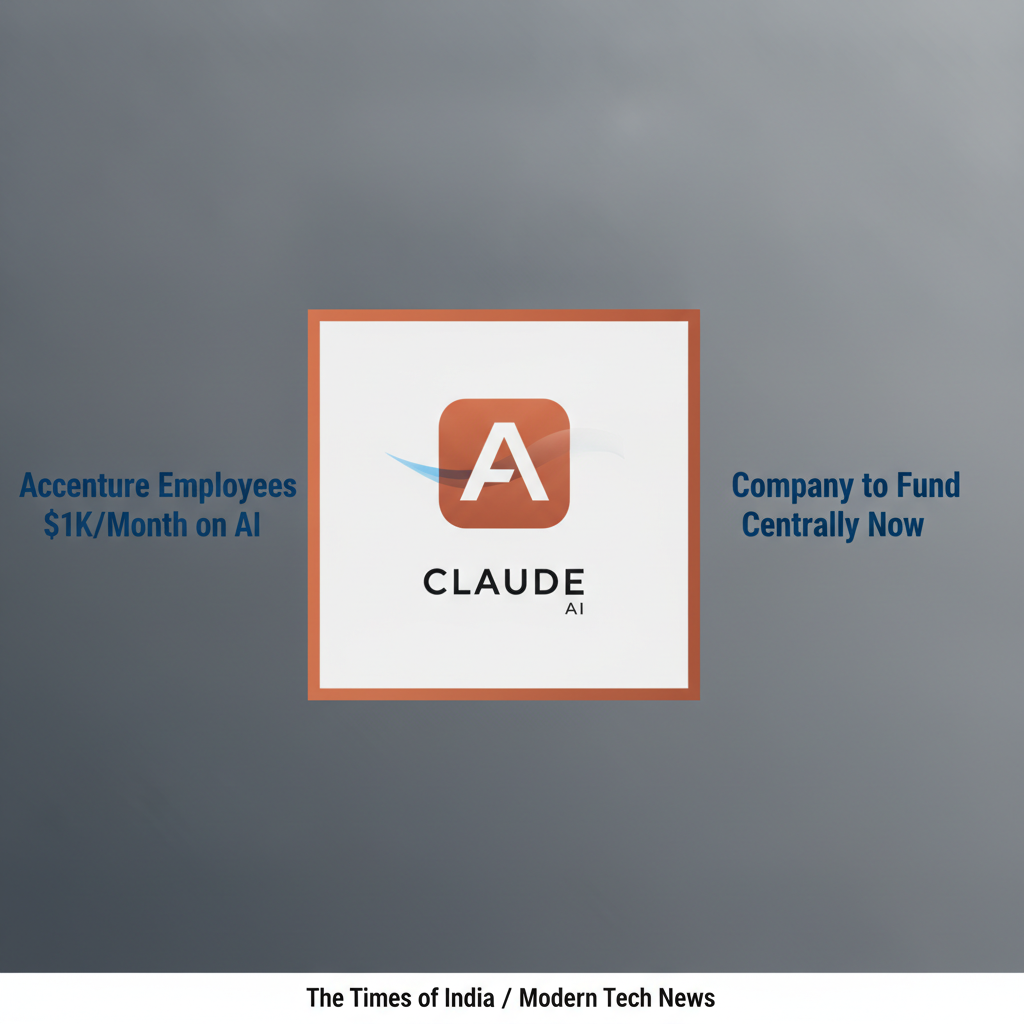 Accenture finance Claude AI, affermit sa stratégie adoption IA