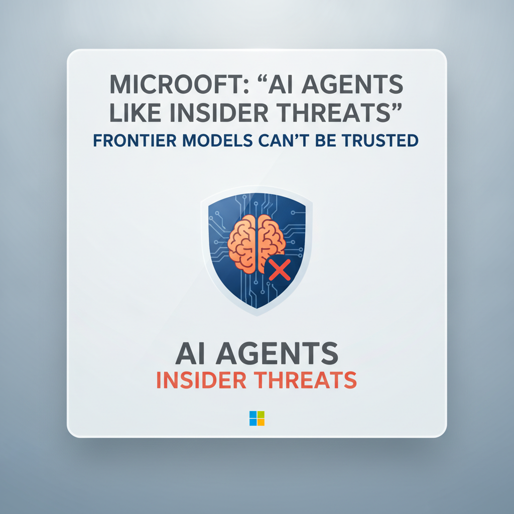 Microsoft : les agents IA, des menaces internes pour la sécurité