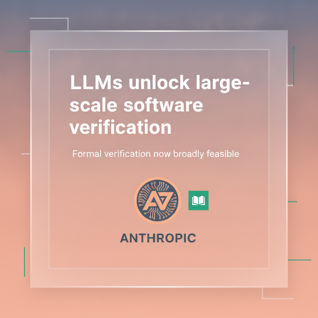 Anthropic : les LLM démocratisent la vérification logicielle IA