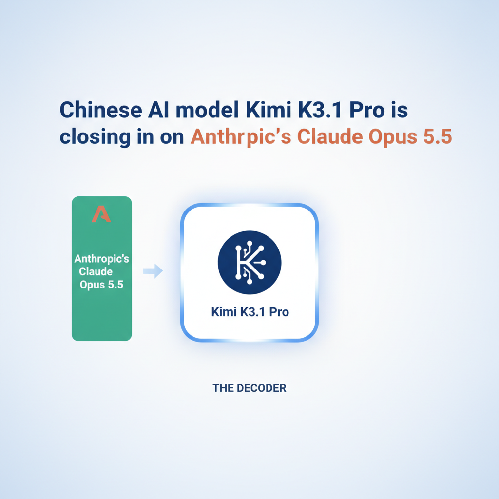 Kimi K3.1 pro talonne Claude opus 5.5 : la chine en force
