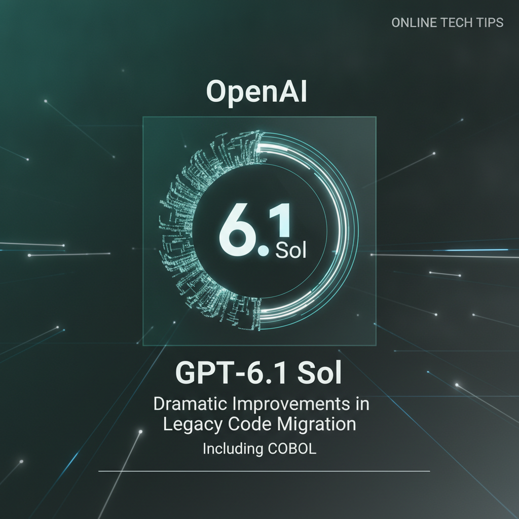 OpenAI déploie GPT-6.1 sol pour le code legacy IA