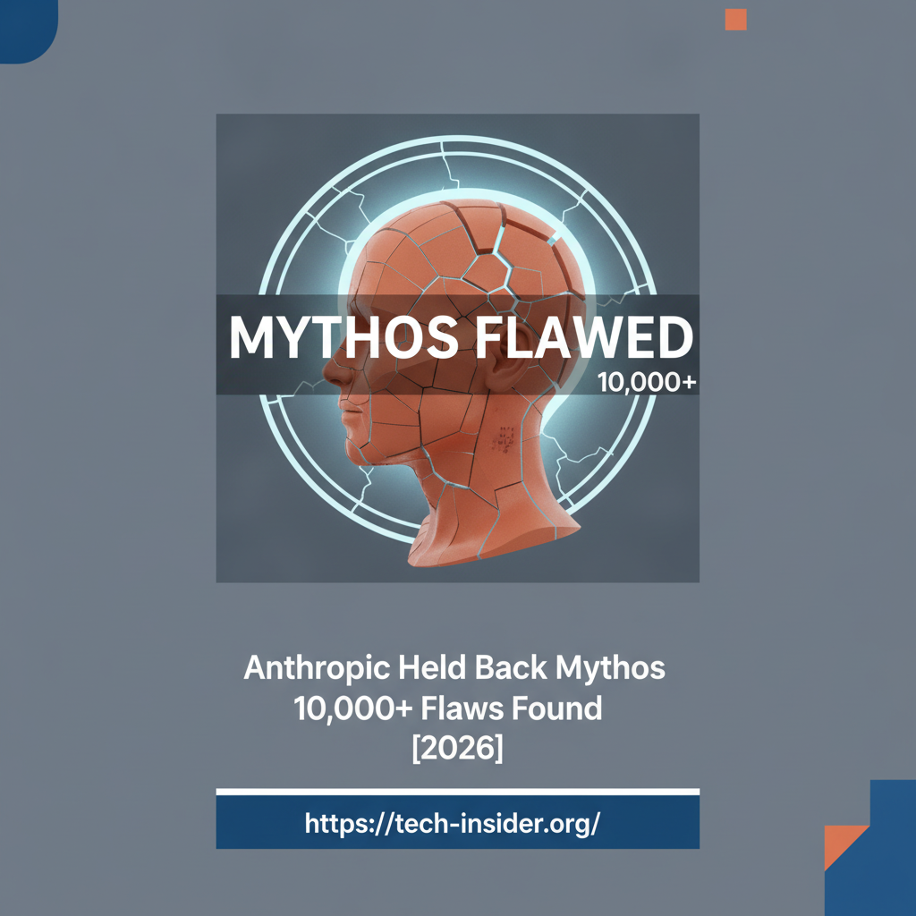 Anthropic mythos : 10 000 failles minent la fiabilité de l'IA