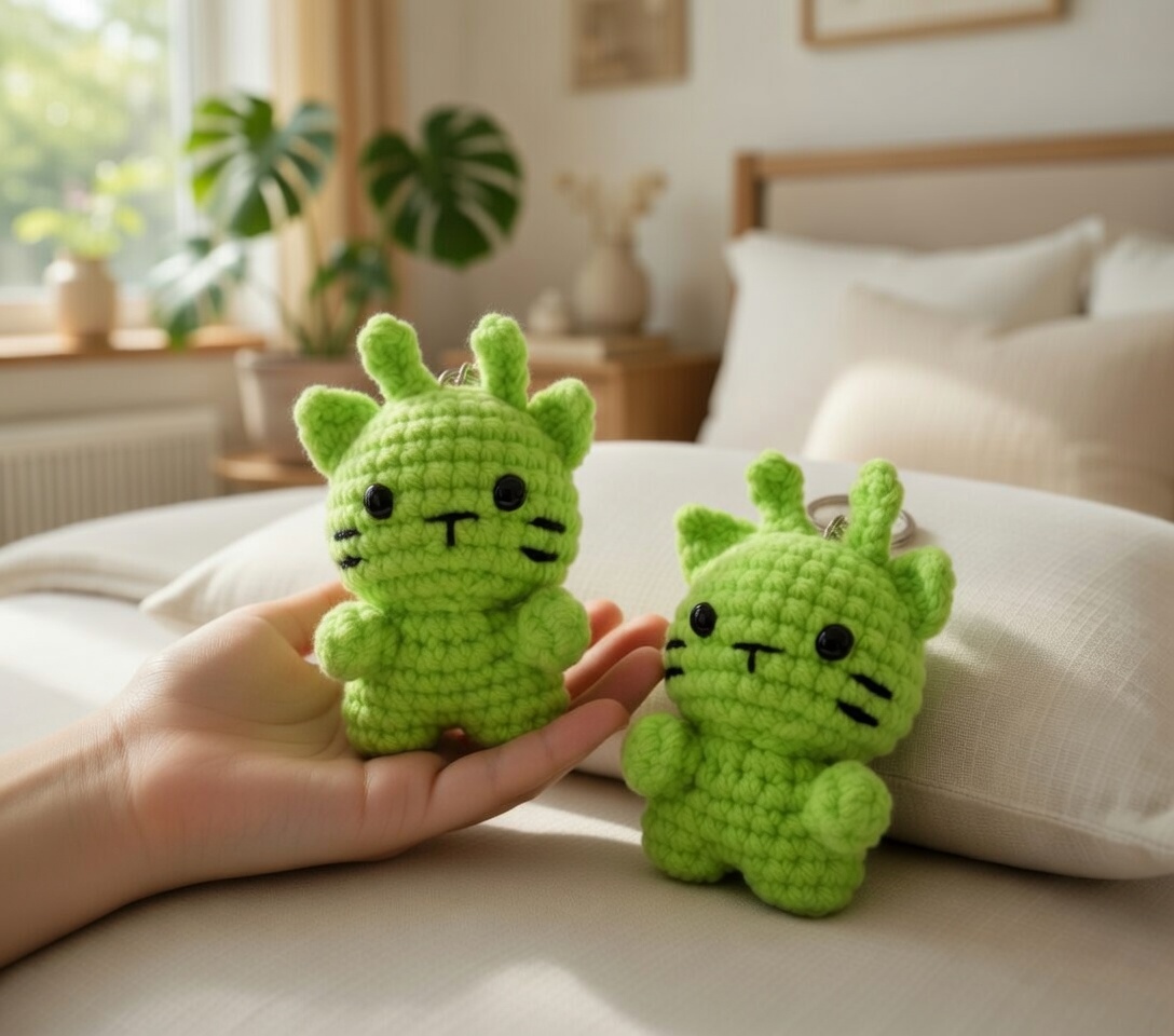 Alien Cat Crochet Pattern