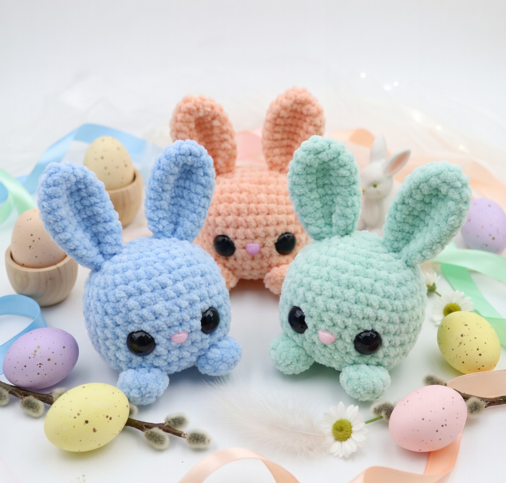 Cube Bunny Crochet Pattern