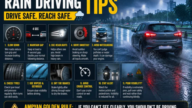     Don’t Drive in the Rain Until You Know These 10 Rules!