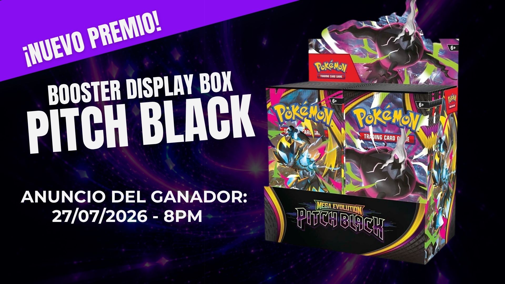 Booster Display Box Pitch Black