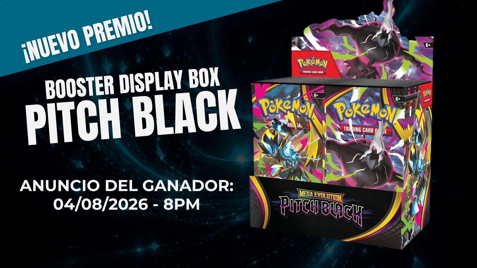 Booster Display Box Pitch Black