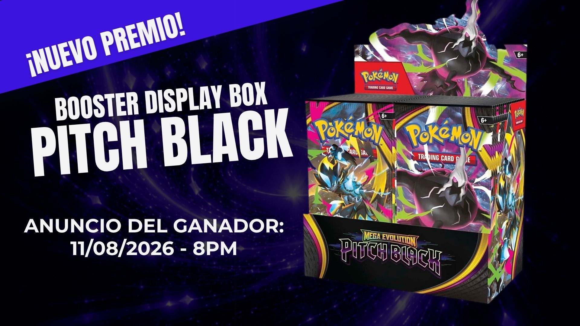 Booster Display Box Pitch Black