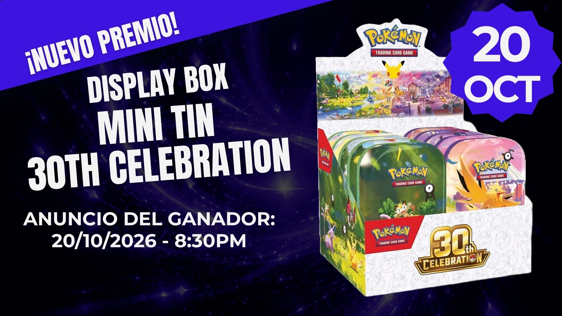 DISPLAY BOX - MINITIN 30TH CELEBRATION