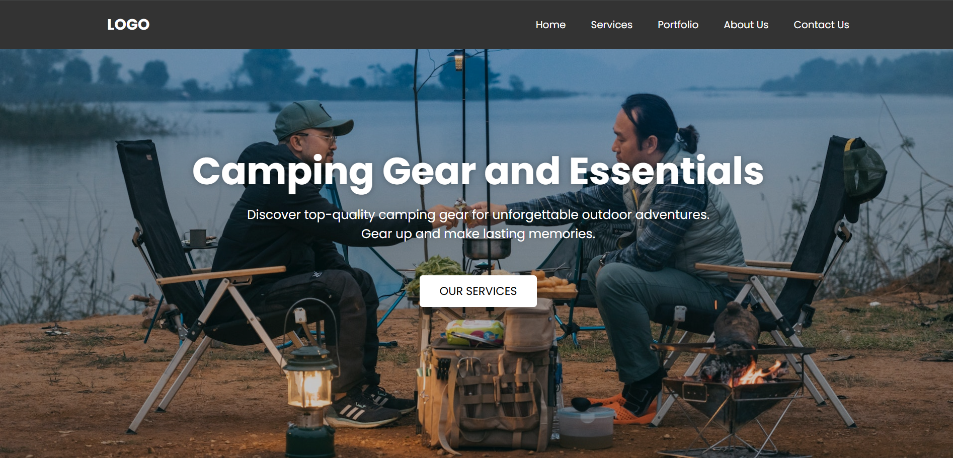 Camping Gear Website