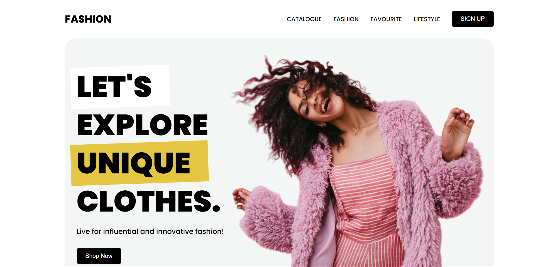 Fashion — E-Commerce Clothing Website