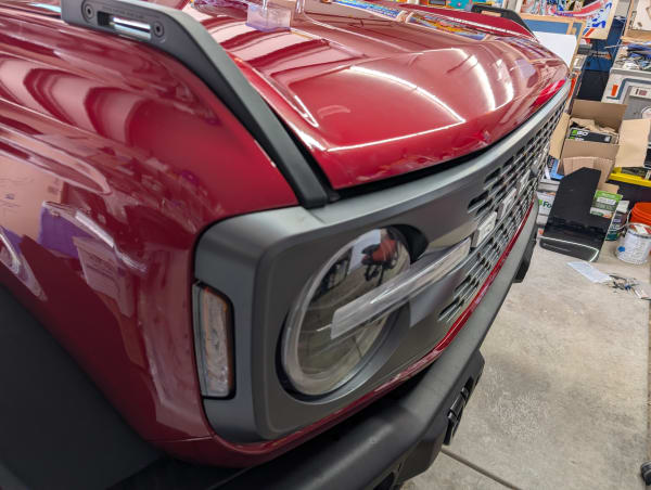 Hood and headlight PPF