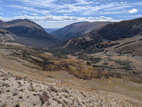 view from alpine visitors center