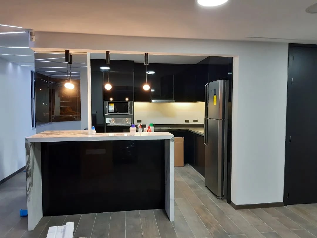 Cocina High Gloss Negro
