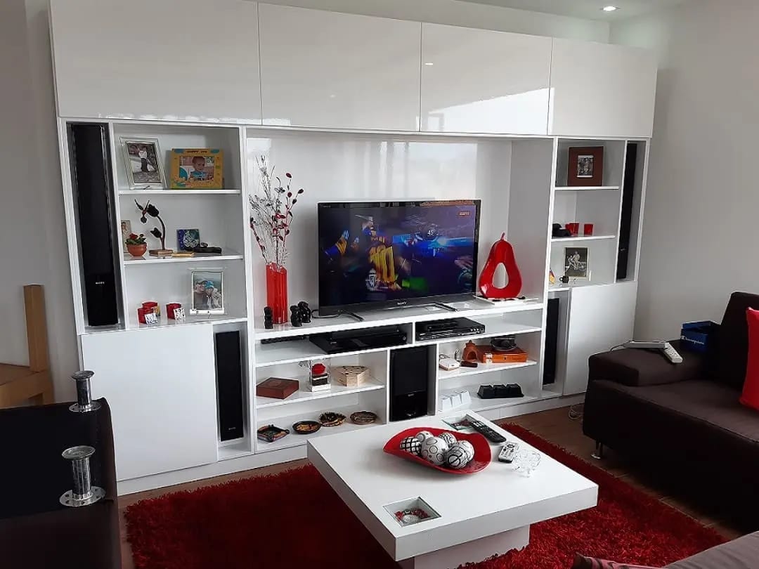 Mueble de tv - Panel Blanco