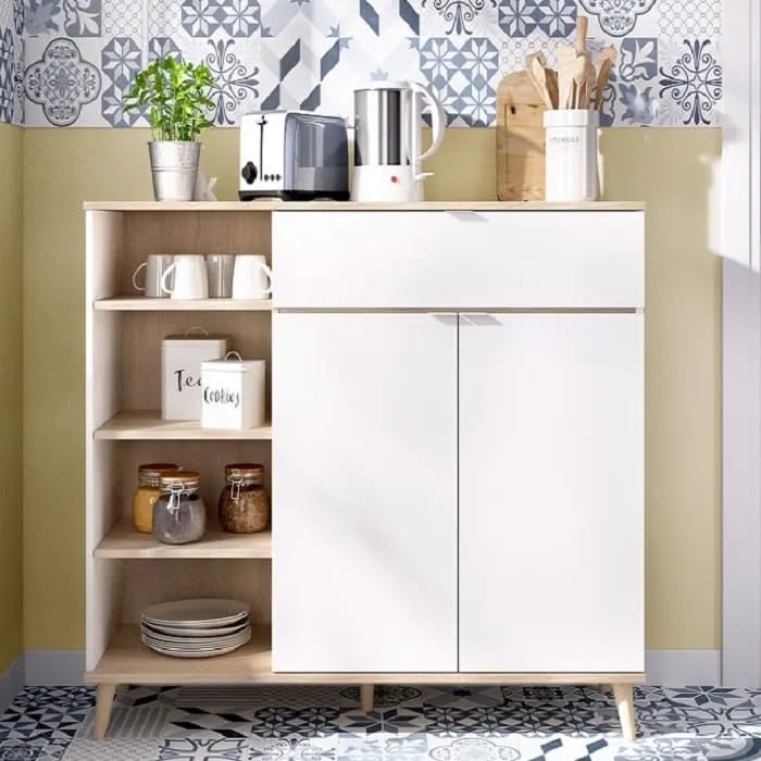 Modular de cocina M303 - Blanco - Vista alternativa
