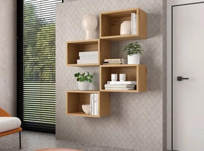 Repisa modular M352 - Blanco - Vista alternativa