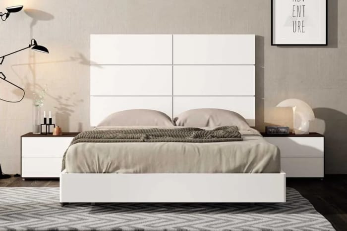 Cama lineal M115 - Blanco