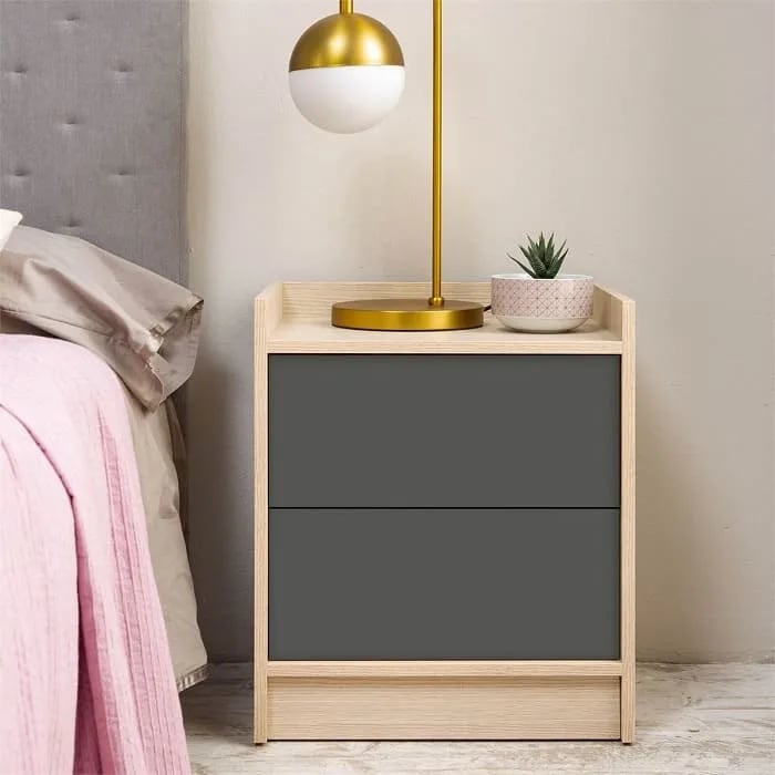 Velador M187 - Carvalo y Plomo - Vista alternativa