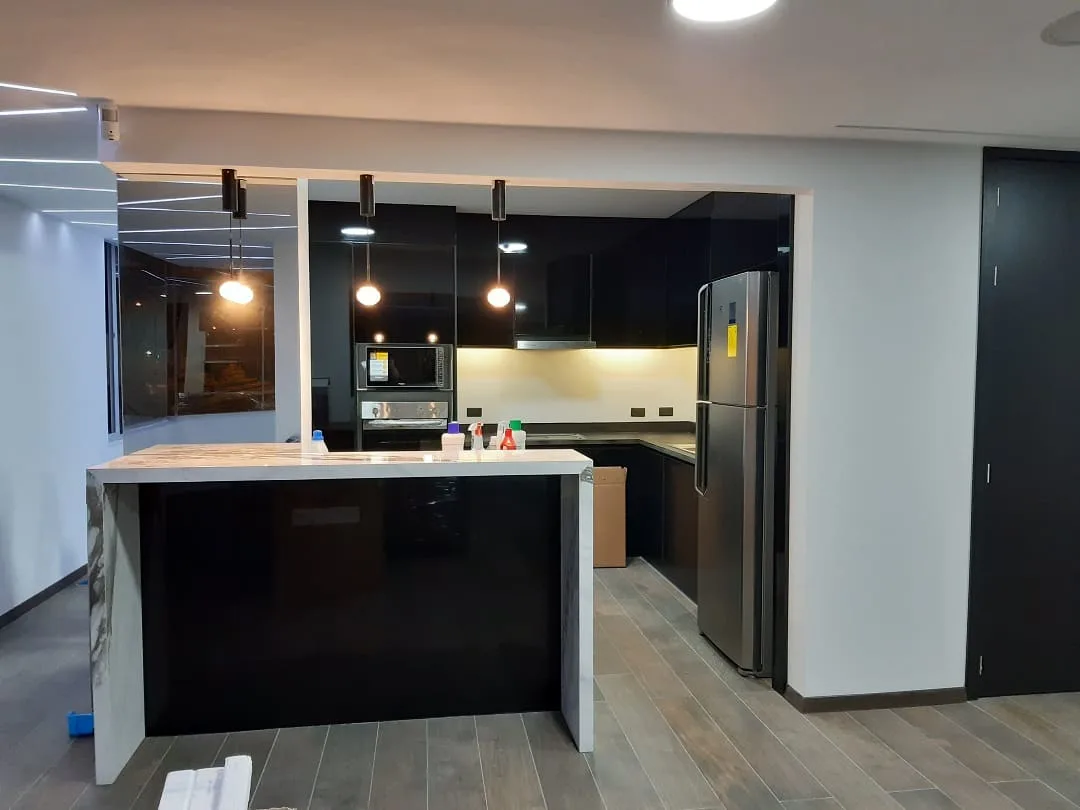 Cocina High Gloss Negro