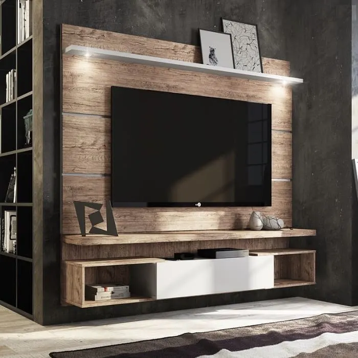 Mueble tv M252 - Macadamia vista 2