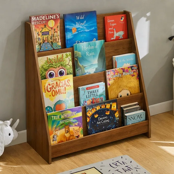 Librero M355 - Blanco vista 4