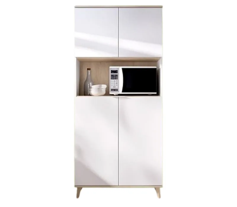 Modular Alacena M301 - Blanco y Carvalo