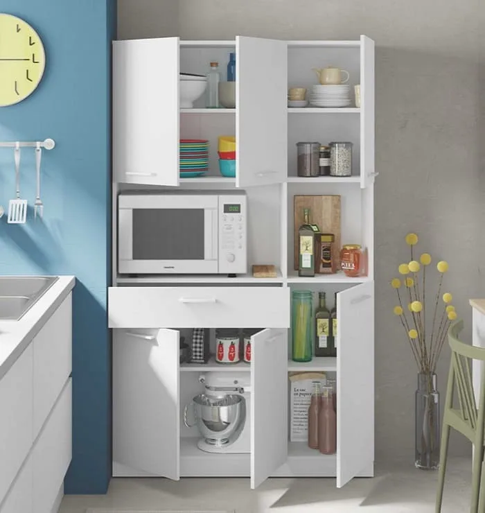 Modular de cocina M306 - Blanco vista 2