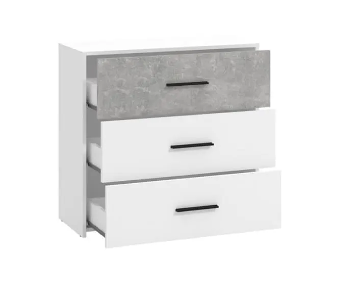 Cómoda M166 - Blanco vista 2