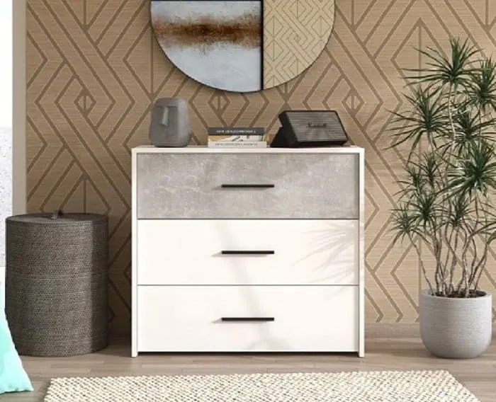 Cómoda M166 - Blanco vista 3