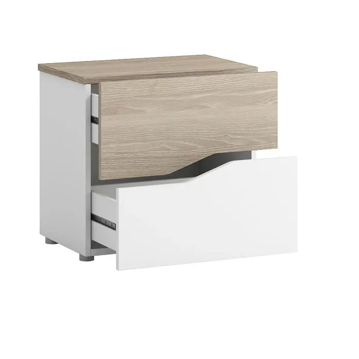 Velador M183 - Blanco vista 2