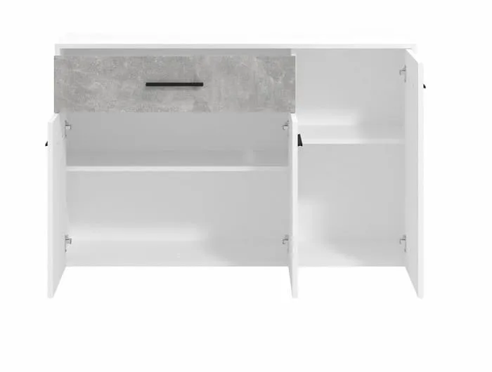 Aparador M234 - Blanco y Lino vista 2