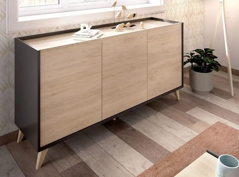 Aparador M235 - Catania y Wengué vista 2